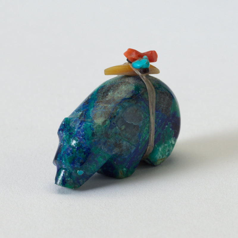 Emery Eriacho (d): Azurite, Bear with Bundle