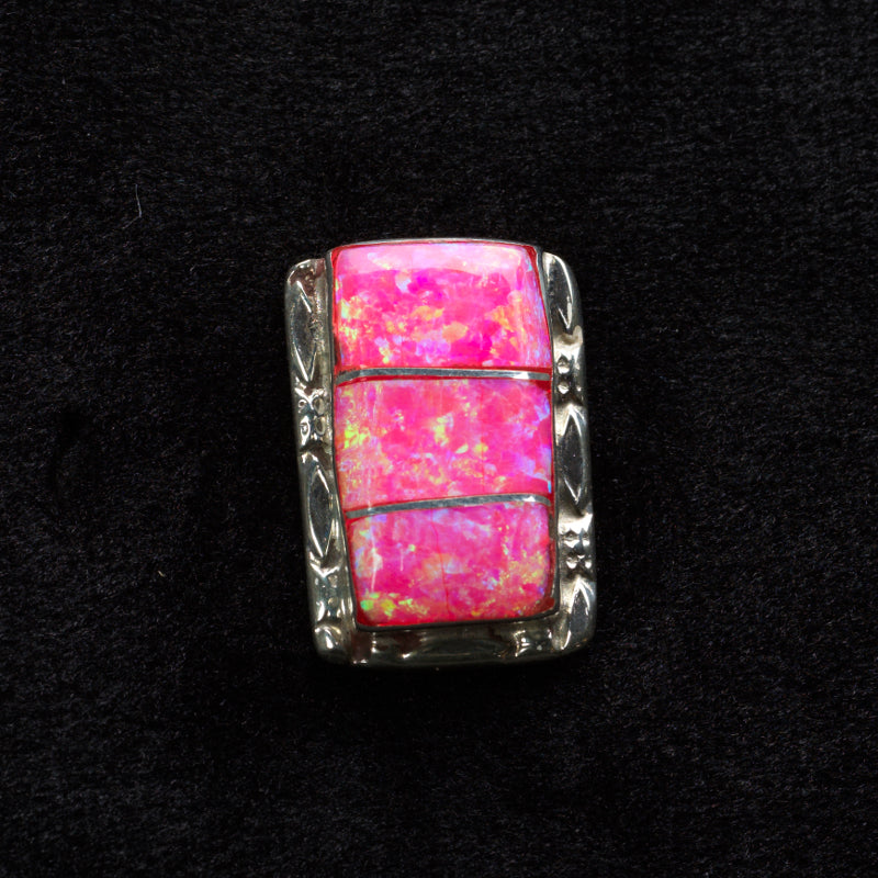 Vernal Kallestewa: Pink Lab Opal, Pendant