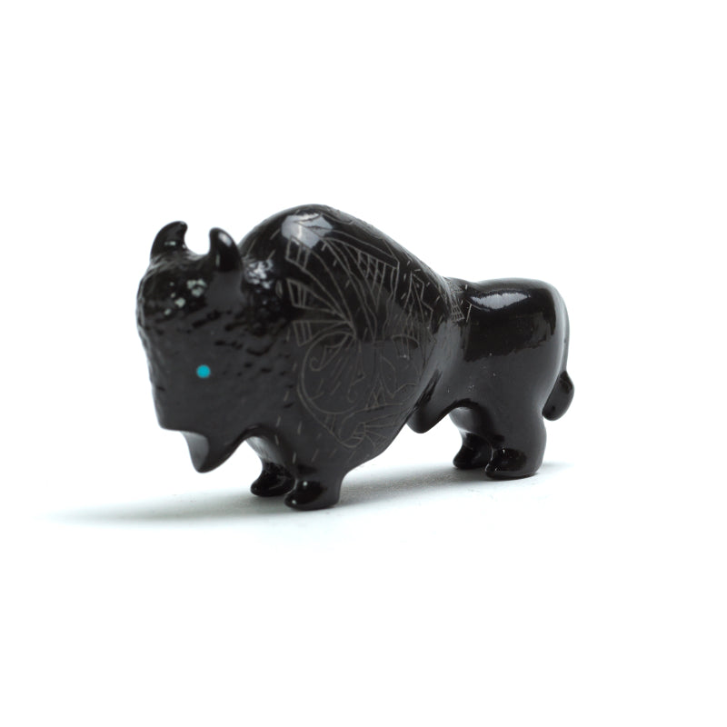 Curtis Garcia: Black Marble, Bison