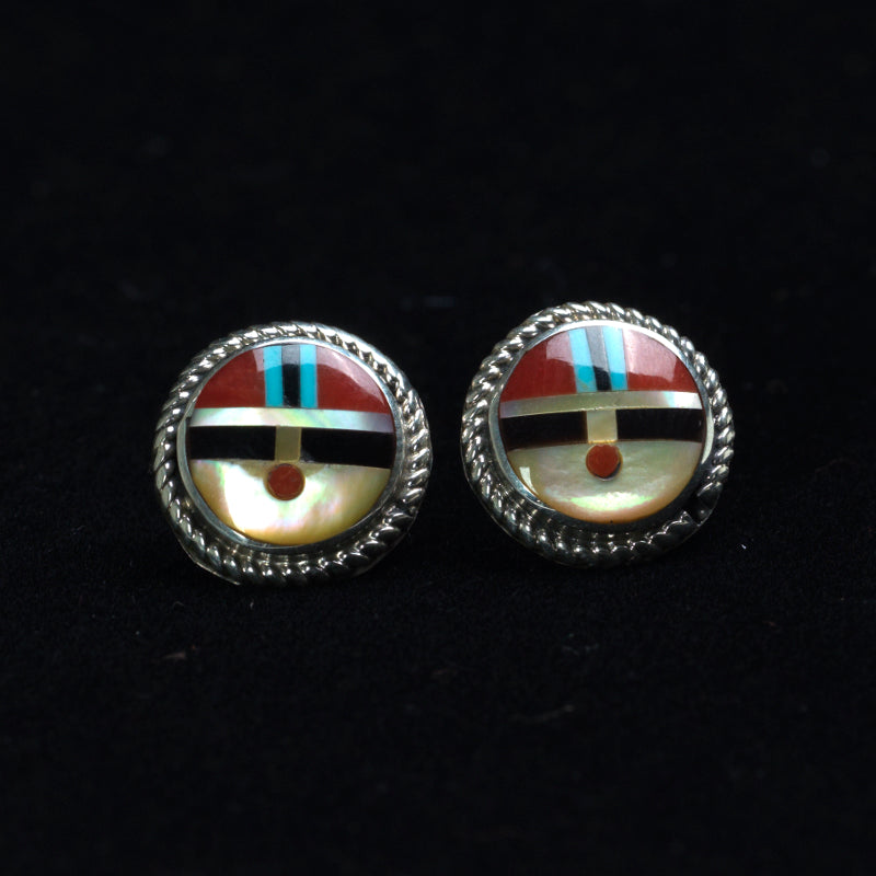 April Unkestine: Sunface, Post Earrings
