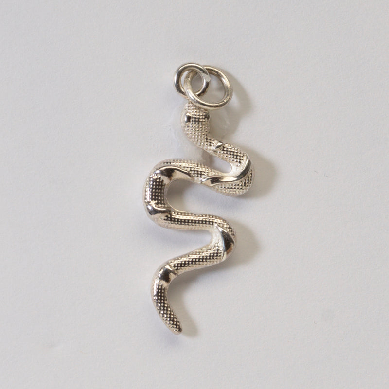 Virick Laweka: Sterling Silver, Snake Pendant