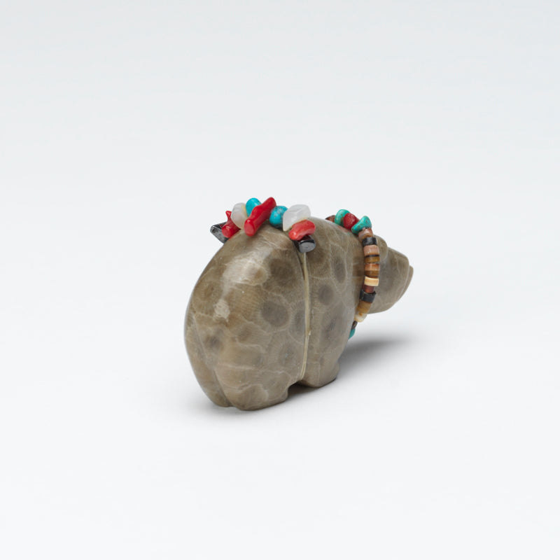 Farlan & Paulette Quam: Petosky Bear with Necklace and Bundle