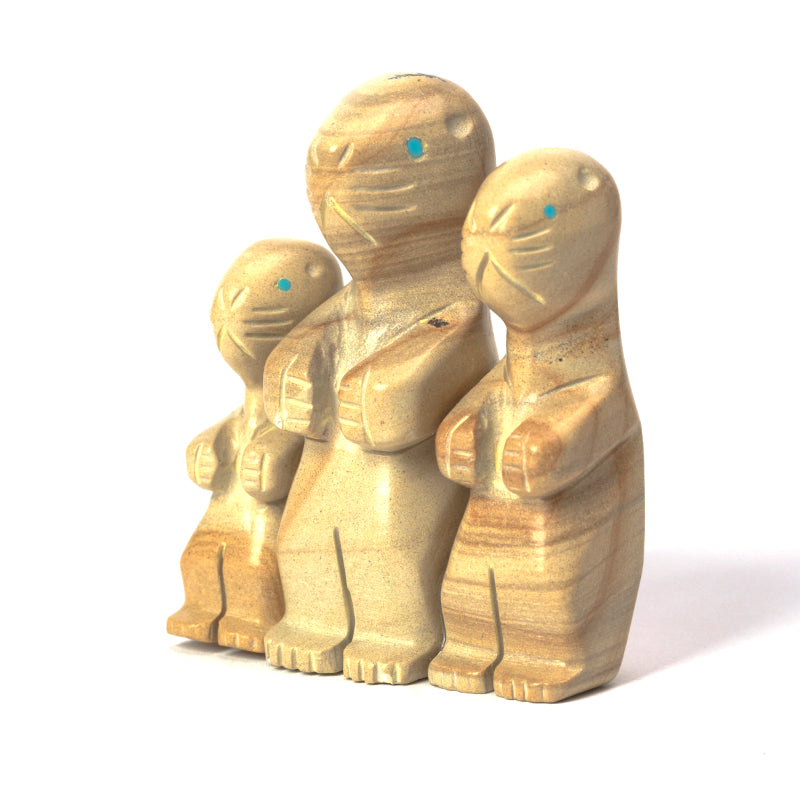 Alex Tsethlikai: Dolomite, Three Chipmunks