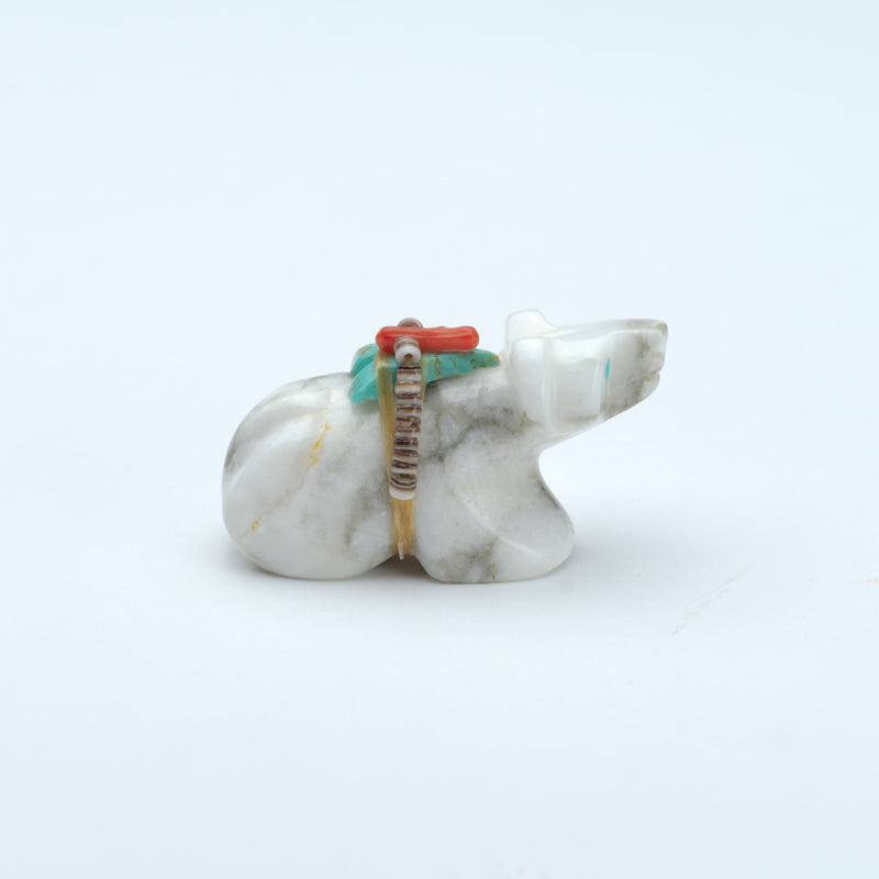 Marilyn Quam: Alabaster, Bear with Bundle