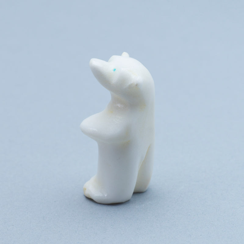 Calbert Bowannie: White Marble, Standing Bear