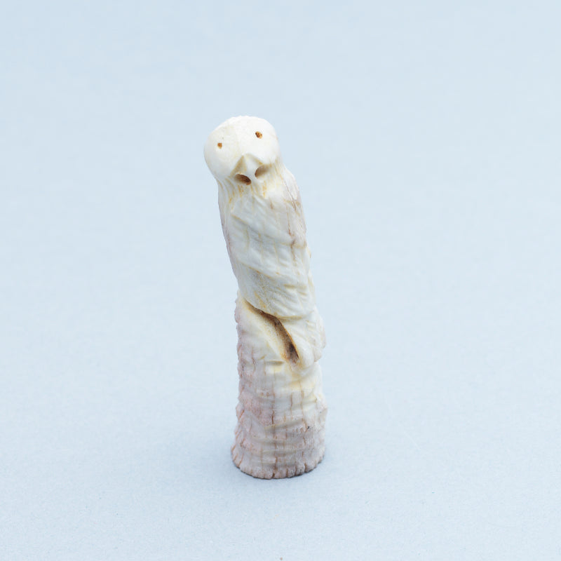 Ruben Najera: Antler, Owl on Stump