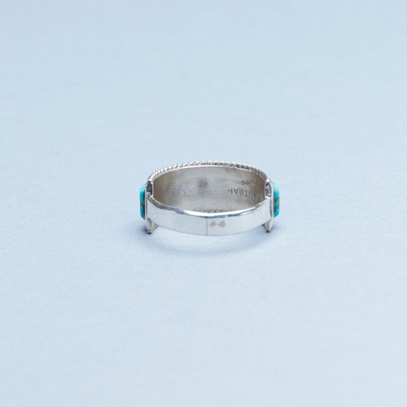 Deidre Luna: Sterling Silver/Kingman Turquoise, Ring