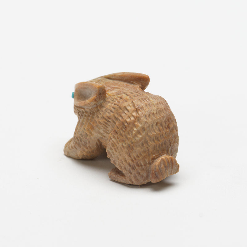 Sedrick Banteah: Picasso Marble, Rabbit with Turquoise Eyes