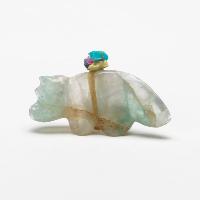 Daryl Shack: Fluorite, Wolf with Bundle