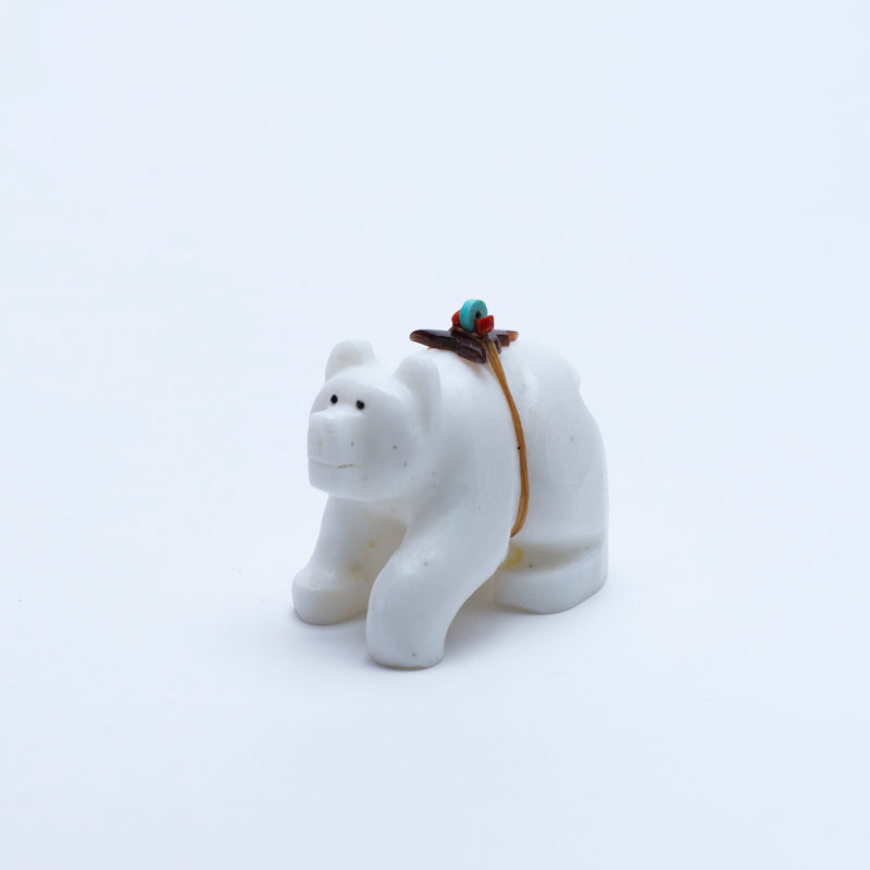 Brion Hattie: White Marble, Bear