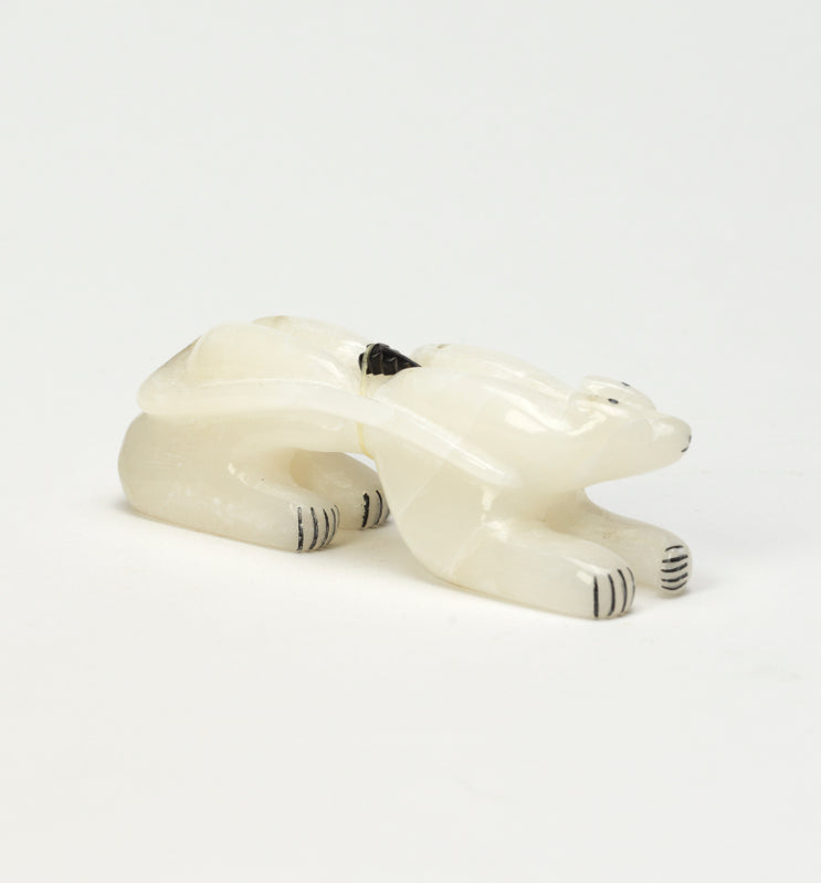Rickson Kallestewa: White Alabaster, Mountain Lion