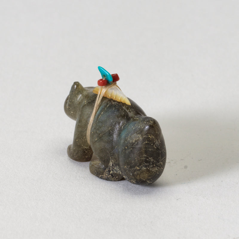 Brion Hattie: Labradorite, Coyote w/gift