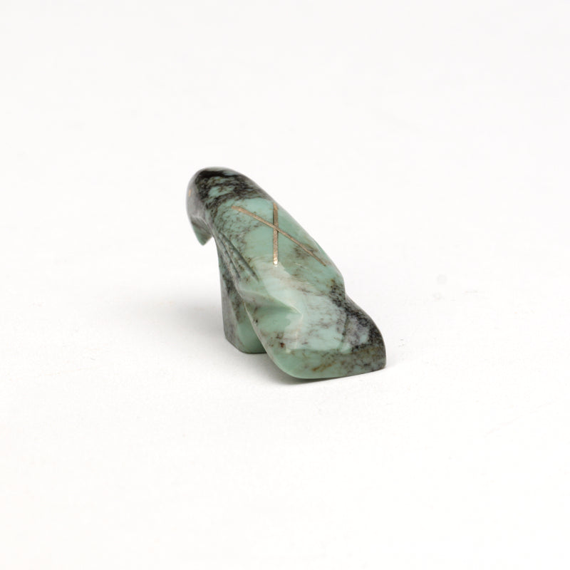 Debra Gasper: Turquoise, Eagle with Silver Inlay