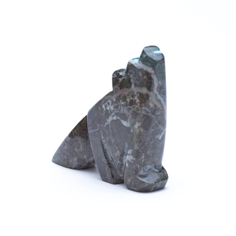 Bernard Laiwekate: Green marble, Coyote