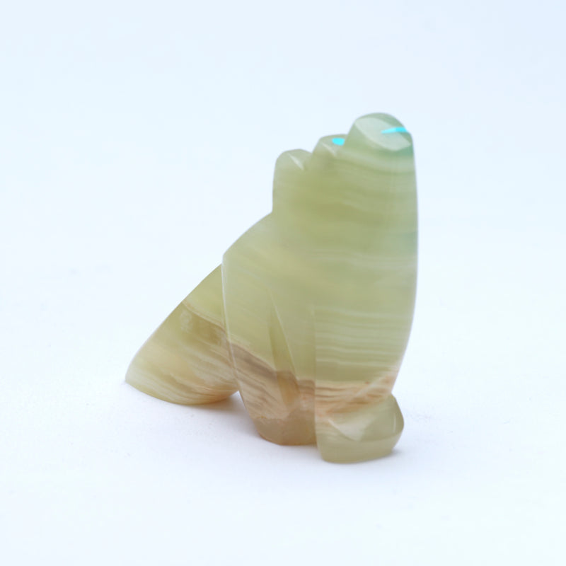 Bernard Laiwekate: Green striped onyx, Coyote