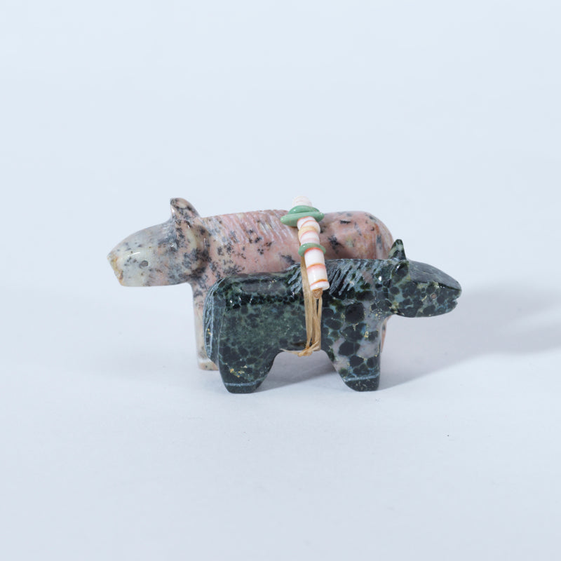 Daisey Rose Leonard: Argite/Serpentine, Horse Pair