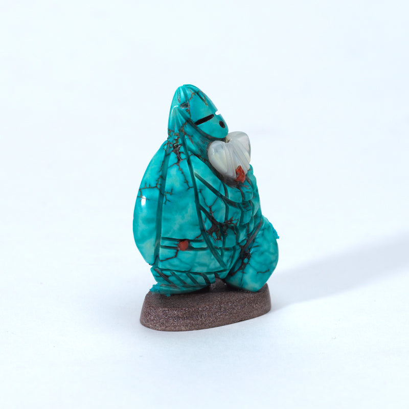 Vickie Quandelacy: Turquoise, Double Maiden on Base