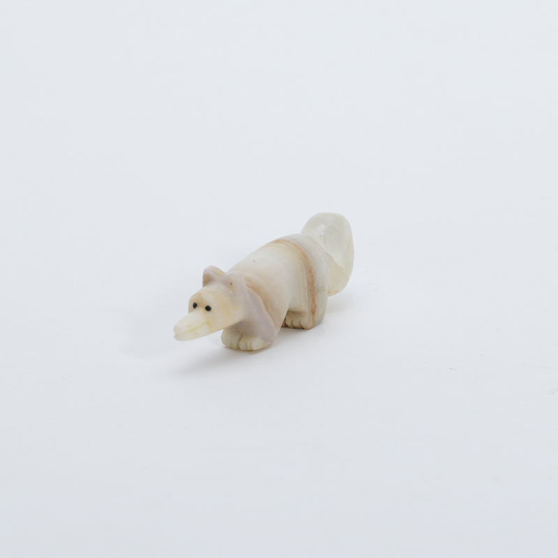 Unknown Artist: White Banded Onyx, Wolf