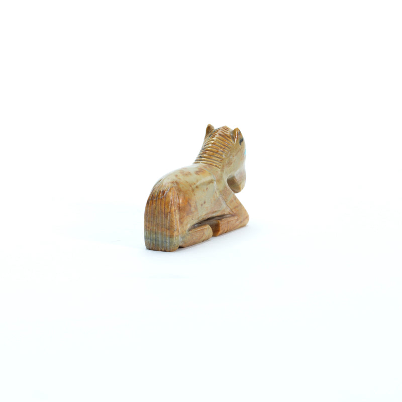 Vivella Cheama: Picasso Marble, Sitting Horse