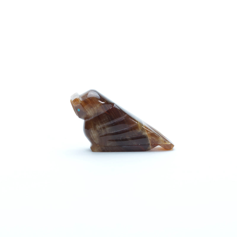 Clayton Panteah: Root Beer Onyx, Owl