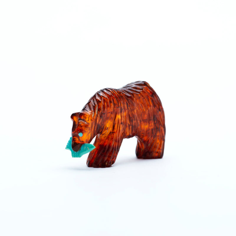 Andres Quandelacy(d): Amber, Bear with turquoise fish