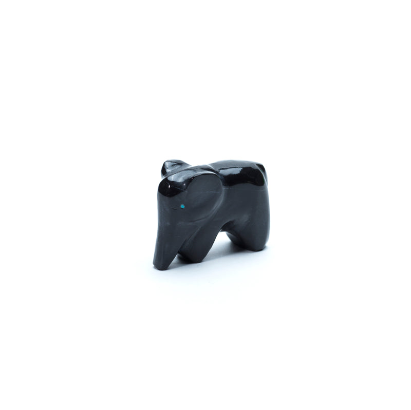 Calbert Bowannie: Black Marble, Elephant