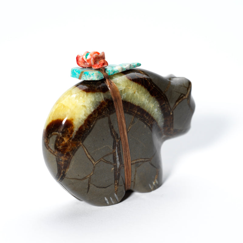 Lena Boone (d): Septarian with Coral & Turquoise Bundle, Bear