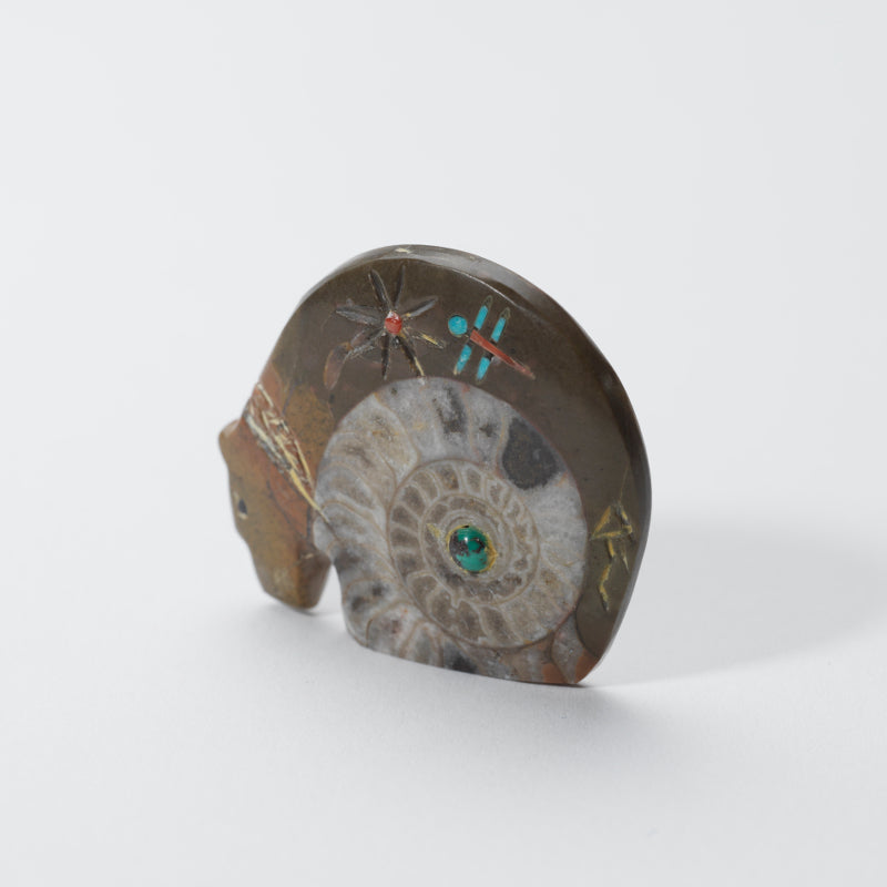 Rick Quam: Ammontie Turq. Bear With Heartline