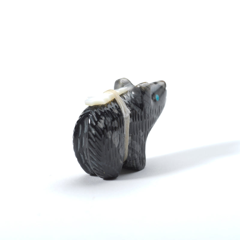 Tony Ahiyite: Picasso Marble, Bear with Bundle