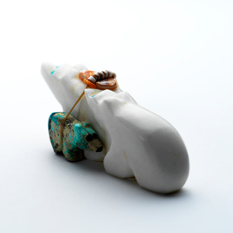 Jayne Quam: White Marble And Turquoise, Bear Family