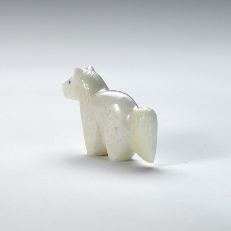 Leland Boone & Daphne Quam: White Marble, Horse