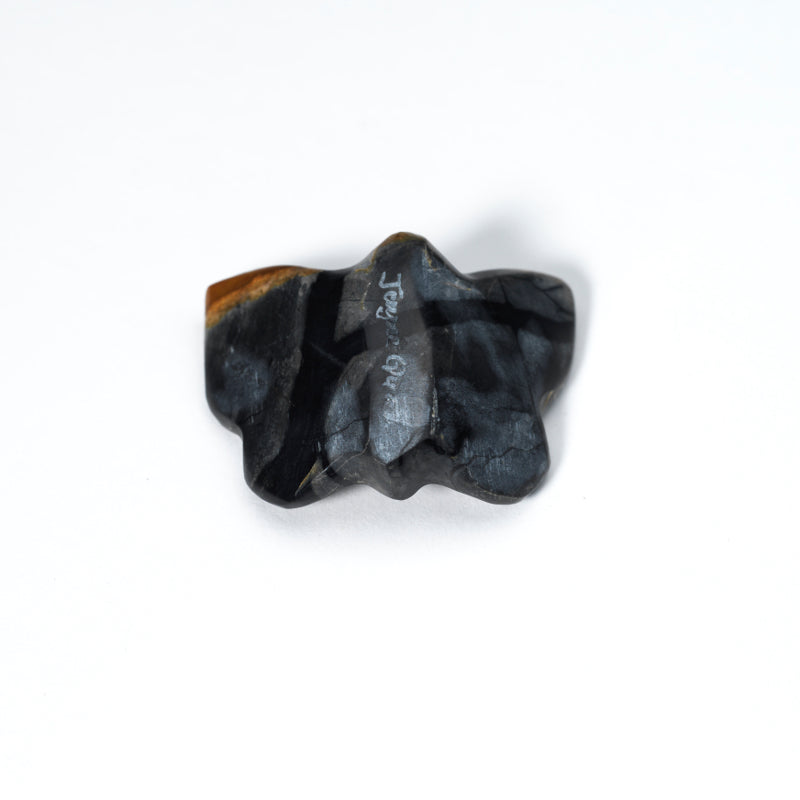 Jayne Quam: Picasso Marble, Butterfly with Inlay on Wings