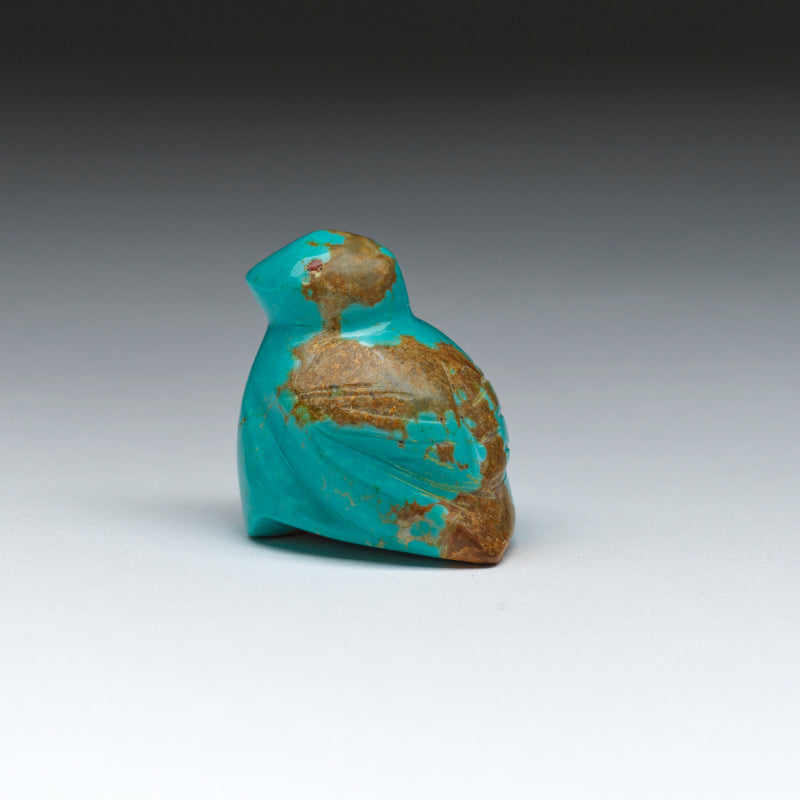 Lena Boone (d): Turquoise #8 with Coral Eyes, Eagle