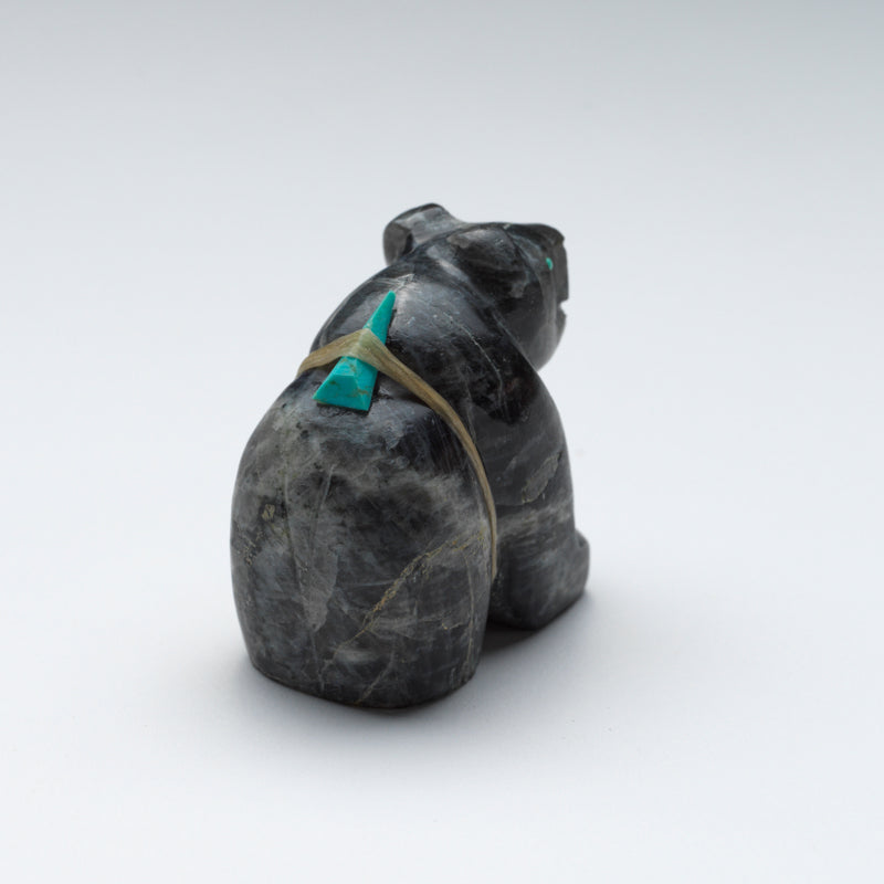 Fitz Kiyite: Sodalite, Bear With Turquoise Eyes
