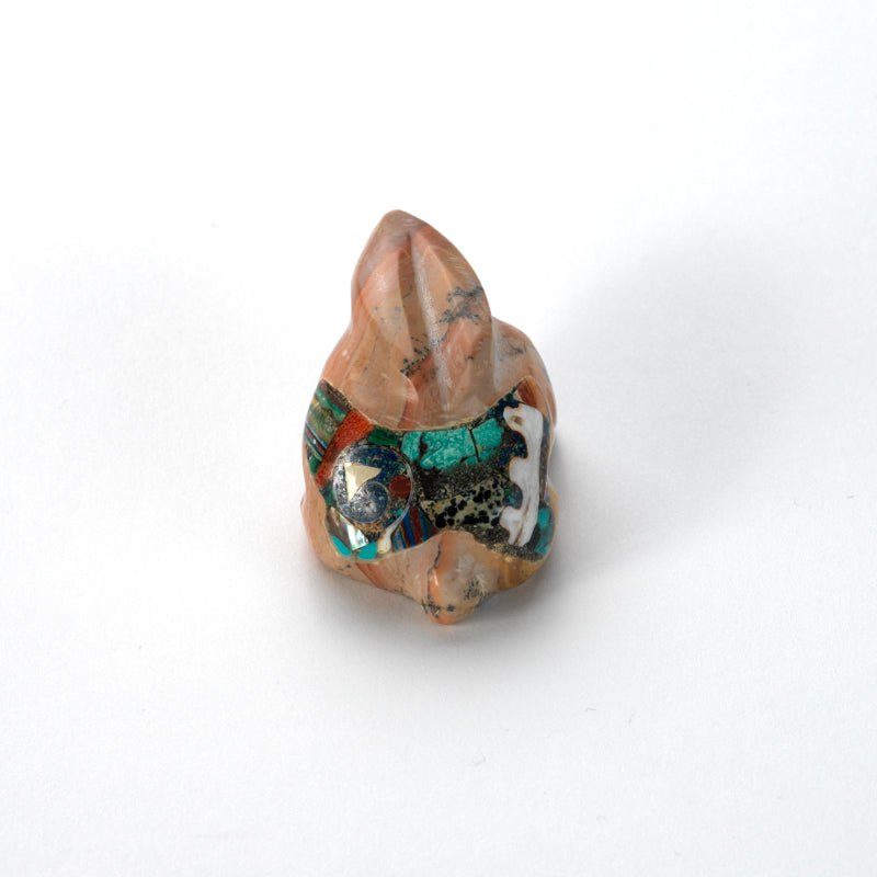 Jayne Quam: Dolomite, Rabbit Mosaic Inlay