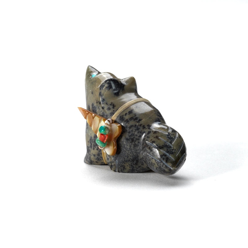 Leland Boone & Daphne Quam: Dendritic Soapstone, Coyote