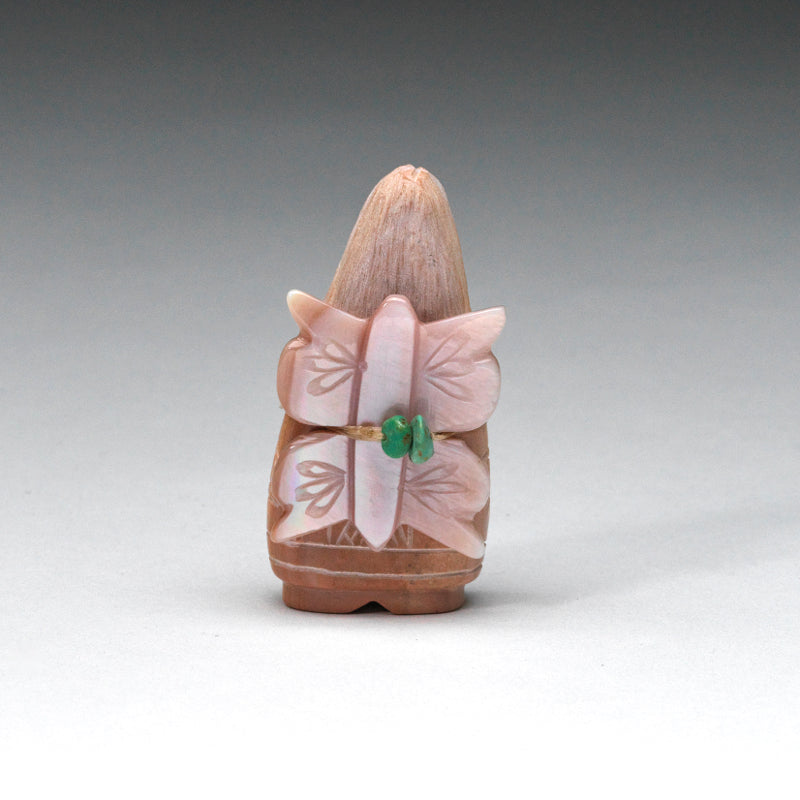 Daisy & LaVies Natewa: Pink Mussel Shell, Dolomite Butterfly Maiden Wings