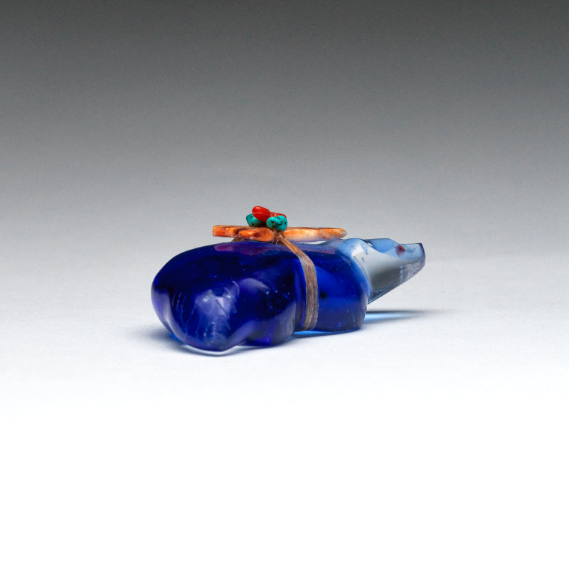 Leland Boone: Glass, Blue Badger