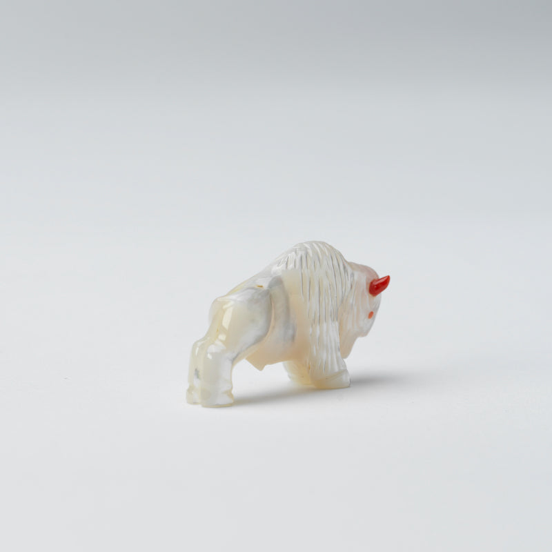 Andres Quandelacy (d): Mother Of Pearl, Buffalo With Coral Heartline