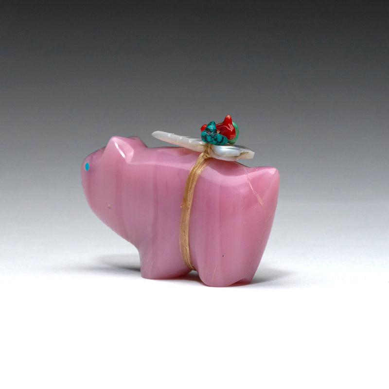 Leland Boone: Glass, Pink Bobcat