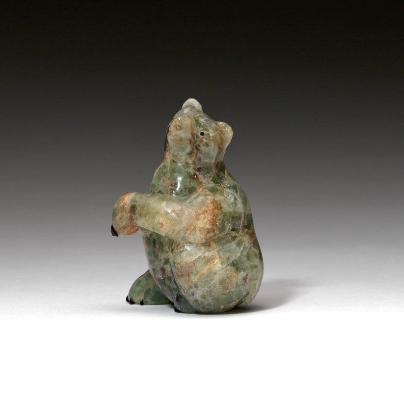 Fred Bowannie: Fluorite, Zuni Sitting Bear