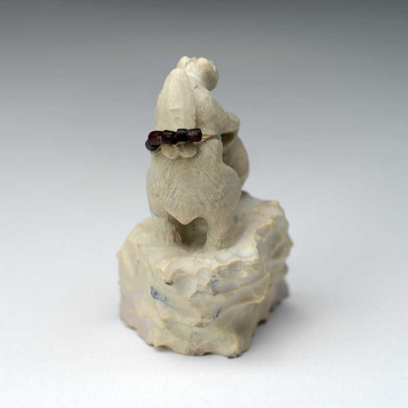 Adrian Cachini: Fish Rock Medicine Bear with Pot and Bundle