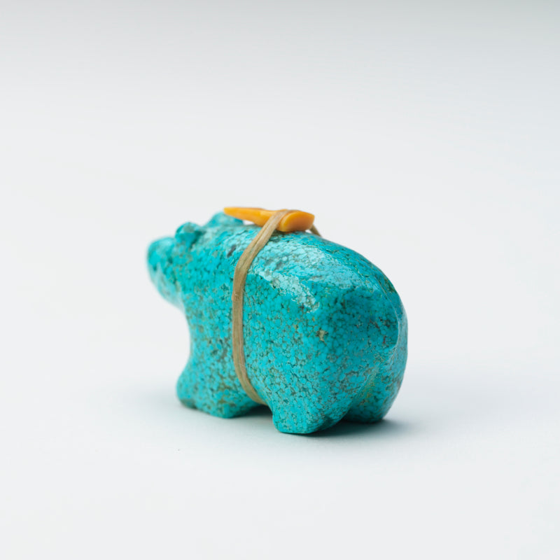 Delvin Leekya: Composite Turquoise, Bear with Bundle