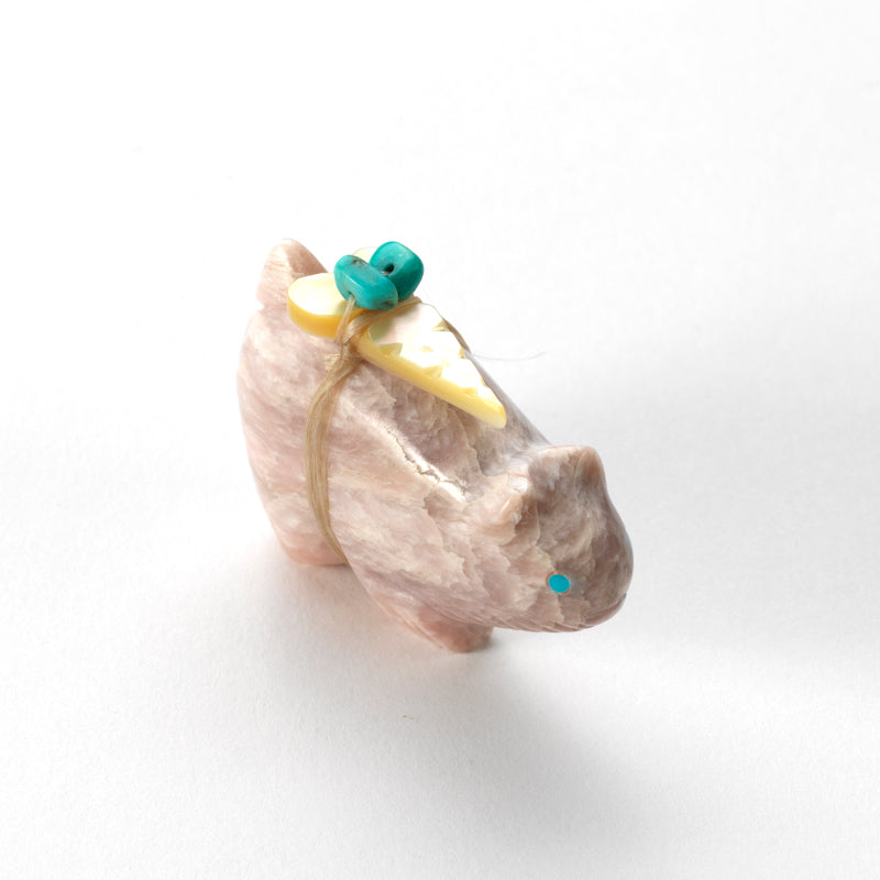 Leland Boone & Daphne Quam: Soapstone, Pink Bobcat