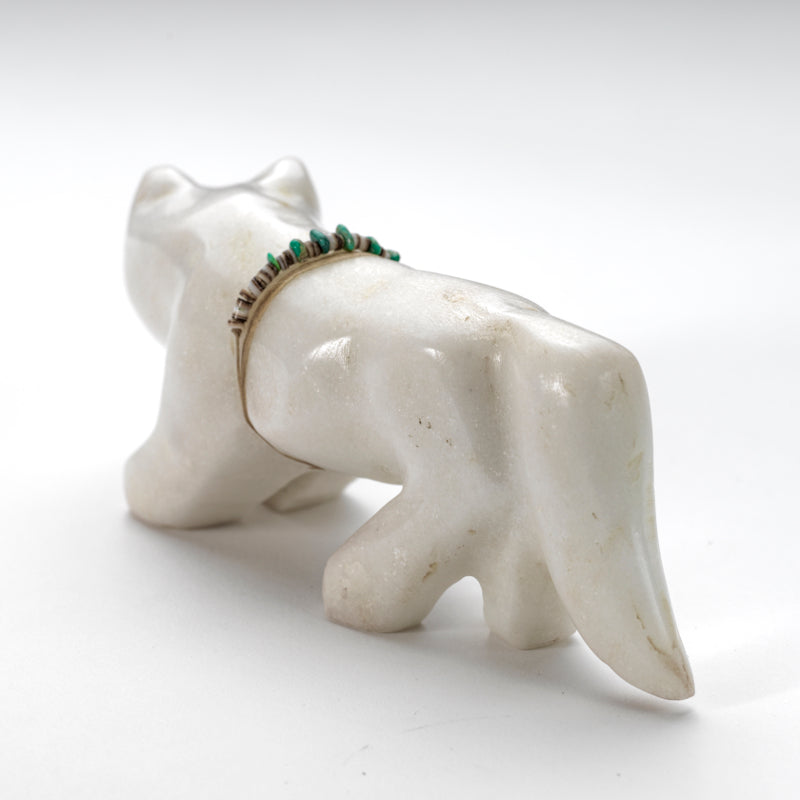 Darrell Westika: White Marble, Wolf