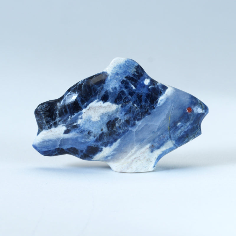 Leland Boone & Daphne Quam: Sodalite, Fish