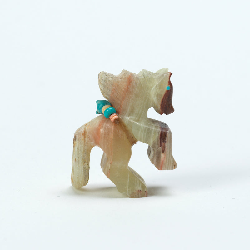 Douglas Martza: Green Onyx, Rearing Horse