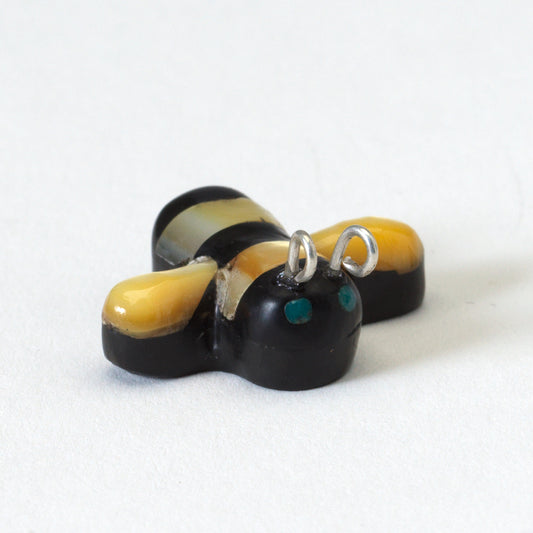 Clissa Martin: Jet/Gold Lip Shell, Bumble Bee