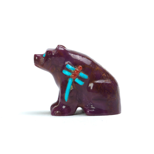 Clissa Martin: Dyed Allunite, Purple Bear