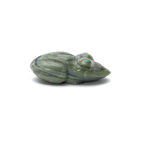 Michael Mahooty: Serpentine, Frog with Turquoise Eyes